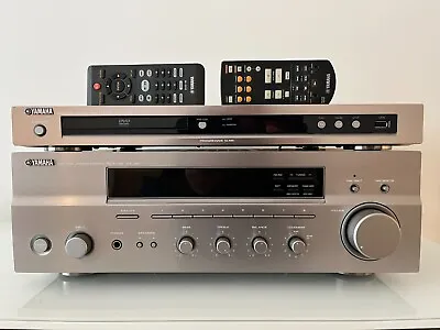 Kaufen Yamaha Stereo Receiver RX-397 Und DVD-Player DVD-S661 Als SET In Titanfarbe • 20€