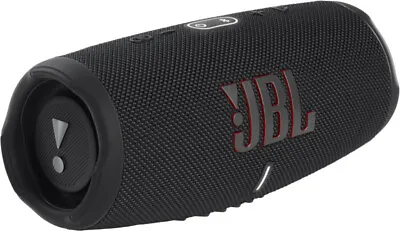 Kaufen JBL Charge 5 Schwarz Bluetooth Lautsprecher Portabel 40W 2-Wege A2DP AVRCP • 109.15€