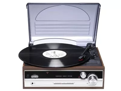 Kaufen Plattenspieler Denver VPR-190 Holz Mit Radio, Lautsprecher, AUX • 34.95€