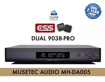 Kaufen Lks-musetec Mh-da005 Dsd-dac Digital Analog Conv. Da Wandler 9038 Highend-black • 2,654.50€