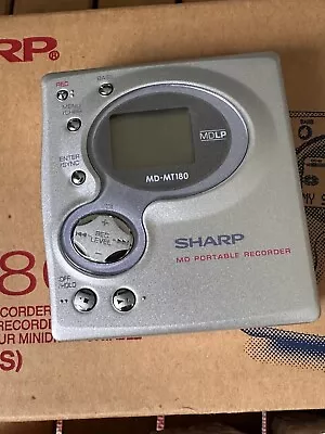 Kaufen Sharp Portabler Minidisc Recorder MD-MT180H OVP • 30€
