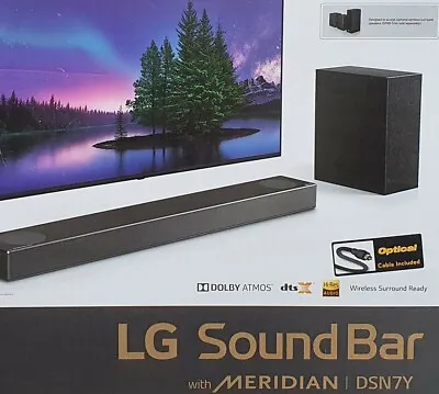 Kaufen LG Soundbar DSN7Y 3.1.2 Dolby Atmos, 380W,Wireless  Subwoofer(C13587-H,C13567-H) • 318.88€