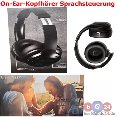 Kaufen Silvercrest Bluetooth On Ear Kopfhörer RYTHM BLAST Sprachsteuerung Headset Mikro • 38.99€