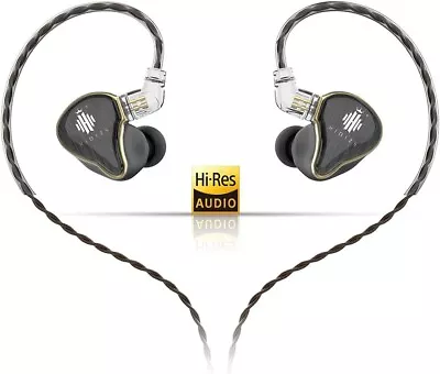 Kaufen HIDIZS MS4 HiFi-In-Ear-Monitorkopfhörer, Hi-Res Audio Kopfhörer Schwarz Wie Neu • 180€