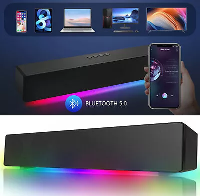 Kaufen Soundbar Wireless Bluetooth Subwoofer Lautsprechersystem Surround TV Heimkino AU • 23.99€