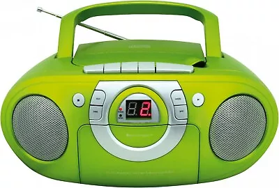 Kaufen Soundmaster SCD 5100 Grün Radiorekorder Mit CD-Spieler Und Kassettendeck UKW • 53.99€