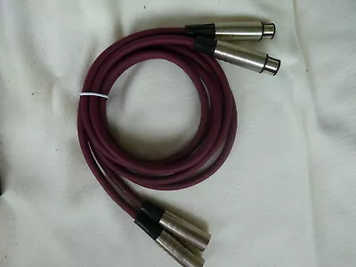 Kaufen Burmester Lila 3 XLR Kabel 2x1,25m Gebraucht Aus Nachlass • 279€