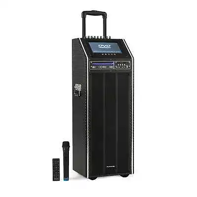 Kaufen Karaokeanlage Stereo Lautsprecher Mobile PA System Bluetooth Box TFT-Display  • 269.99€