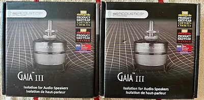 Kaufen IsoAcoustics GAIA III - Lautsprecher-Entkoppler Isolator. 2 X 4 Stück = 8 Stück • 249€