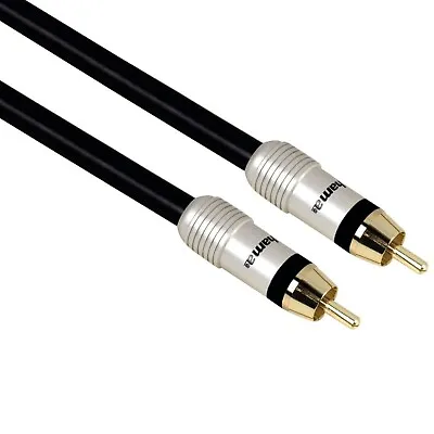 Kaufen Hama HQ Cinch-Kabel Audio Anschlusskabel 2x RCA-Stecker RCA HiFi Chinch • 9.90€