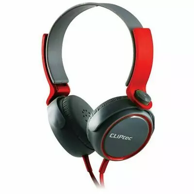 Kaufen CLiPtec® BMH834 URBAN ROXX Dynamisches Stereo Multimedia Over Ear Headset - Rot • 10.08€