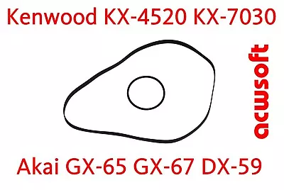 Kaufen  Riemen Belts For Kenwood KX-4520 KX-7030 Akai GX-65 GX-67 DX-59 Tapedeck • 10.49€