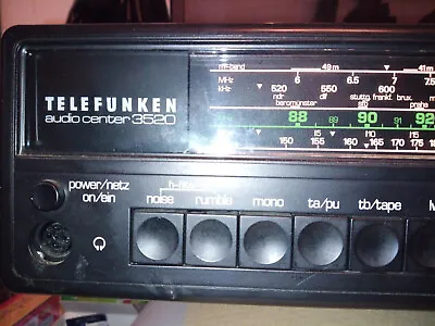 Kaufen Telefunken Audio Center 3520 Stereoanlage Plattenspieler Tapedeck Radio • 15€
