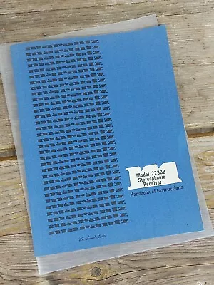 Kaufen MARANTZ 2238B Stereophonic Receiver Handbook Of Instructions , Orig. Handbuch • 10€