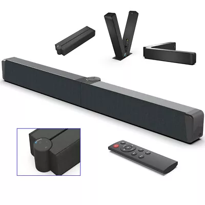 Kaufen Bluetooth Lautsprechersystem 3D Soundbar Subwoofer Wireless TV Lautsprecher Neu • 57.26€