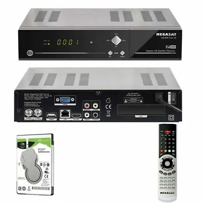 Kaufen Megasat HD 935 Twin V2 HDTV Sat Receiver USB PVR Ready + 1 TB Festplatte • 158.90€