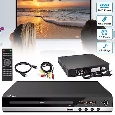 Kaufen Mini CD/UHD/DVD Player Multimedia DVD Spieler Fernbedienung HD Hause DVD Player • 33.90€
