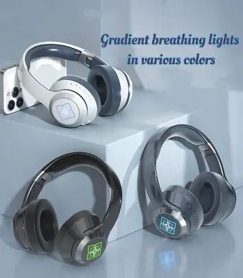 Kaufen Kabellose Bluetooth Kopfhörer Mit Geräuschunterdrückung Over-Ear Ohrhörer 5.2 UK • 17.28€