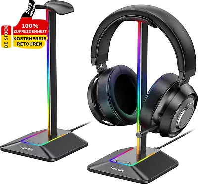 Kaufen ✅ Kopfhörer Ständer RGB Wireless Charge Gaming-Headset-Ständer Halterung 1*USB 7 • 24.90€