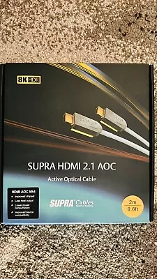 Kaufen SUPRA CABLES AOC HDMI 2.1 Kabel  2 M • 250€