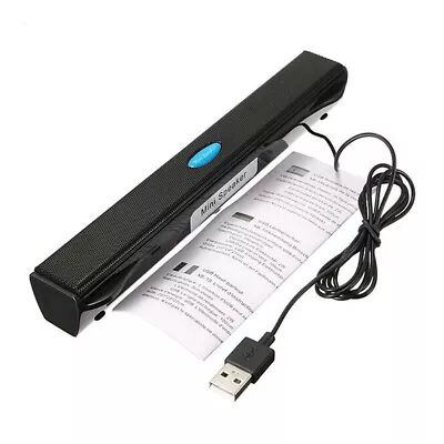 Kaufen Stereo Lautsprecher Speaker PC Computer Tablet Laptop USB Mini Kleine Soundbar • 15.96€