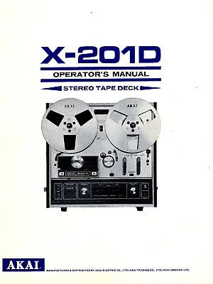 Kaufen Akai  Bedienungsanleitung User Manual Für X-201D Englisch Copy • 9€