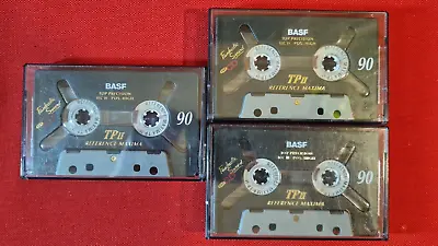 Kaufen Audiokassetten ►BASF Reference Maxima TP II 90 ◄ Tapedeck Musik Cassetten 3 STK! • 6.50€
