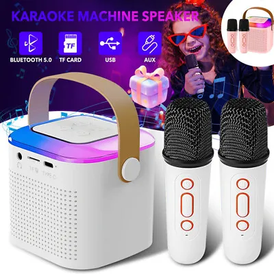 Kaufen Mini-Karaoke-Maschine Für Kinder Erwachsene, Tragbarer Bluetooth-Lautsprecher • 18.98€