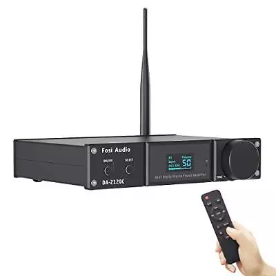 Kaufen Fosi Audio DA2120C Bluetooth Verstärker 120Wx2 Stereo Hi-Fi 2.1 Kanal Wireless • 288.44€