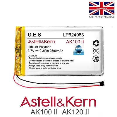 Kaufen Astell & Kern AK100 II AK120 II Tragbarer Audio-Player-Akku - 3,7 V 2500mAh • 34.58€