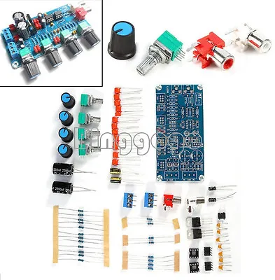 Kaufen DIY Kits NE5532 HIFI OP-AMP Amplifier Volume Tone EQ Control Board Preamplifier • 6.09€