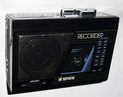 Kaufen RETRO Sammler Walkman TENSAI RCR-3222 MC Recorder / Radio / Lautsprecher • 15€