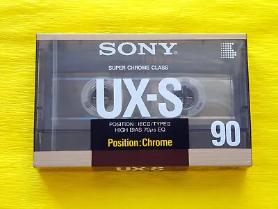 Kaufen 1x SONY UX-S 90 Cassette Tape 1988 + OVP + SEALED + • 14.90€