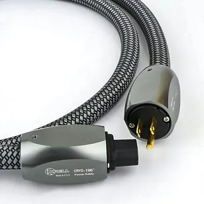 Kaufen Audiophile US/EU Stecker Verstärker Netz Netzkabel HiFi Audio AC Netzkabel • 148.44€