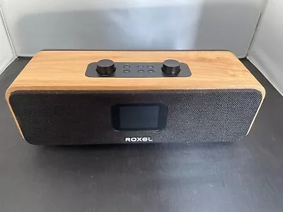 Kaufen Roxel Kleines Mini-Hifi-System - DAB + FM Digitalradio, BT, USB, MP3, AUX - Eiche • 58.13€