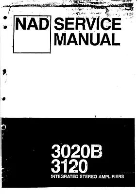 Kaufen Service Manual-Anleitung Für NAD 3020 B, 3120  • 11€