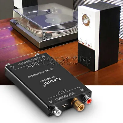 Kaufen LP Vinyl Record Player Turntable RIAA Preamplifier Mini MM MC Phono Stage Preamp • 30.25€
