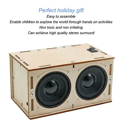 Kaufen DIY -Lautsprecher-Kit Geschenk Keine Stimulation Ungiftiges -Soundmodell Für • 16.27€