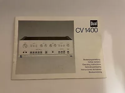 Kaufen Dual CV1400 Anleitung Und Schaltbild Sehr Gut • 9.90€