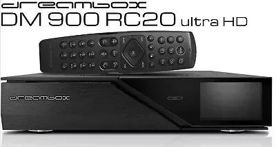 Kaufen Dreambox DM900 RC20 UHD 4K 1x DVB-S2X FBC MS Twin Tuner Mit 2TB HDD E2 Linux PVR • 315€