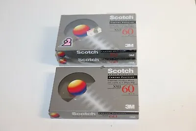Kaufen Scotch Cassetten Chrome Typ Super II 3er Set / 3 X 60 Minuten Kassetten MC Tape • 34.99€