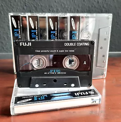 Kaufen ⭐️5x FUJI JP II 90 Typ 2 Kassetten Audiokassetten Tape / Unbeschriftet / Geprüft • 15€