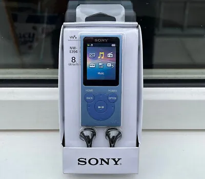 Kaufen Sony NW-E394 HI-RES AUDIO WALKMAN DIGITALE MUSIK MP3-PLAYER 8GB BLAU *BRANDNEU IN VERPACKUNG* • 101.44€