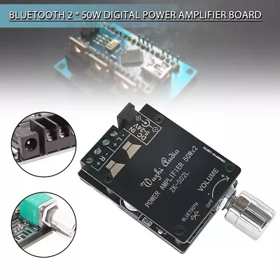 Kaufen ZK-502L MINI 5.0 Bluetooth Verstärkerplatine Wireless Audio Digital Power 2 A • 7€