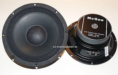 Kaufen 1x McGee 20cm  PA-Subwoofer Bass Lautsprecher Tieftöner 200mm 8  • 26.49€