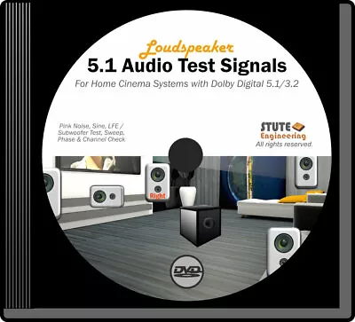 Kaufen # DVD 5.1 Audio Test Signale - Home Cinema System Testen & Optimieren # • 23.90€