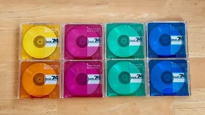 Kaufen Minidisc MD Maxell 8 Set Maxell Billard Colors Serie Inkl. Hüllen 74min • 5.01€