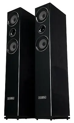 Kaufen Design 2.0 Hifi Heimkino Lautsprecher Tower Speaker Bass Subwoofer Box Set 600w • 116.13€
