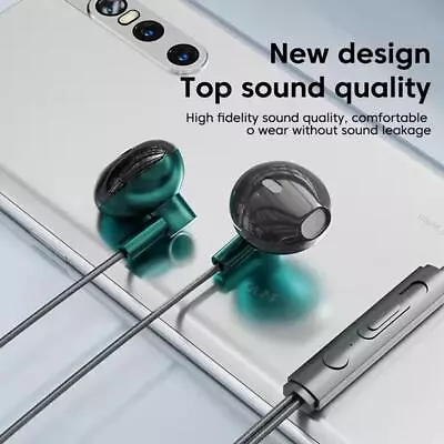 Kaufen HIFI Bass Stereo Wired Earbuds Headset In-Ear Earphone Headphone MIC 3.5mm HOT • 2.02€