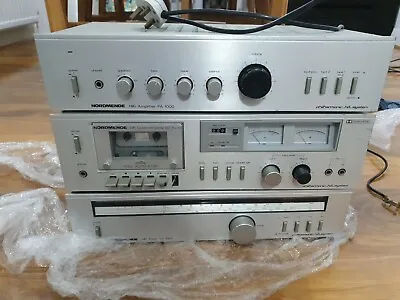 Kaufen Nordmende Stereo Pa 1000,cd 1000 Tu 1000 Hifi System Serie VerstÄrker. Ungetestet • 115.30€